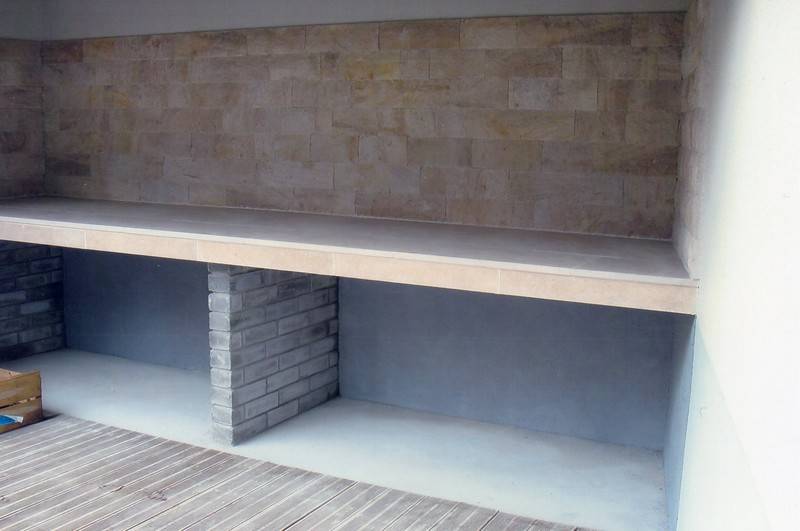 travaux finis barbecue