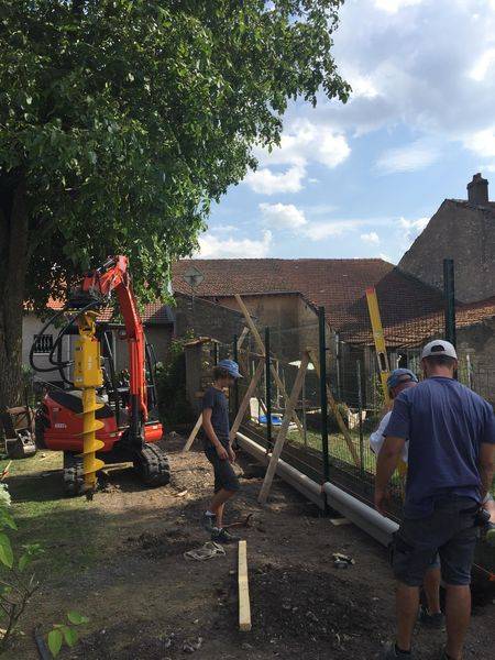 travaux de jardin