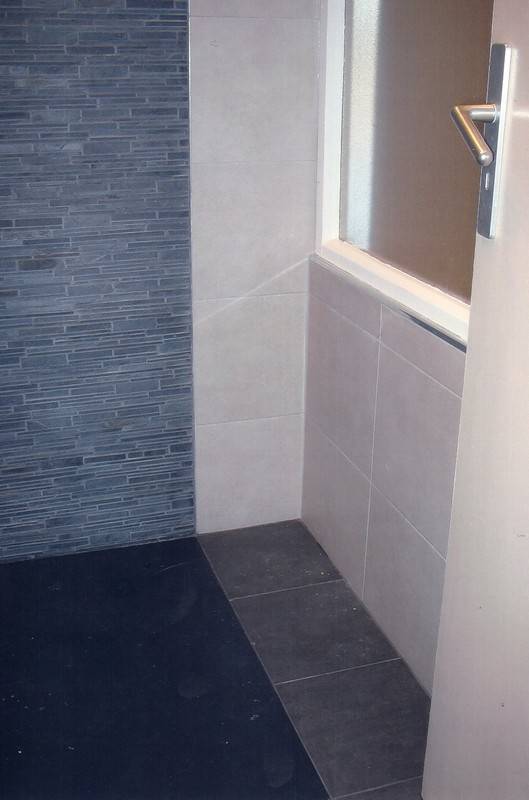 douche en travaux